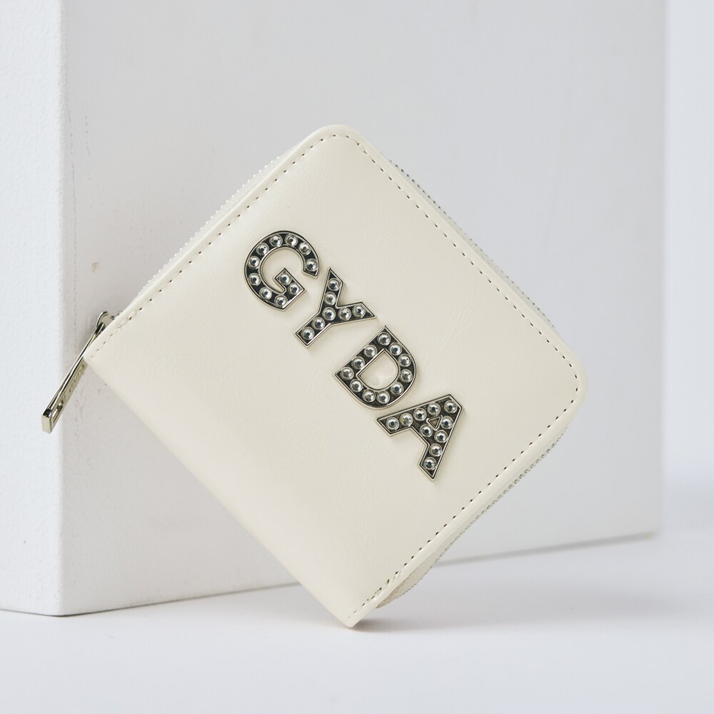 GYDA(ジェイダ)ラウンドファスナー二つ折り財布 GY-W231 スタッズ