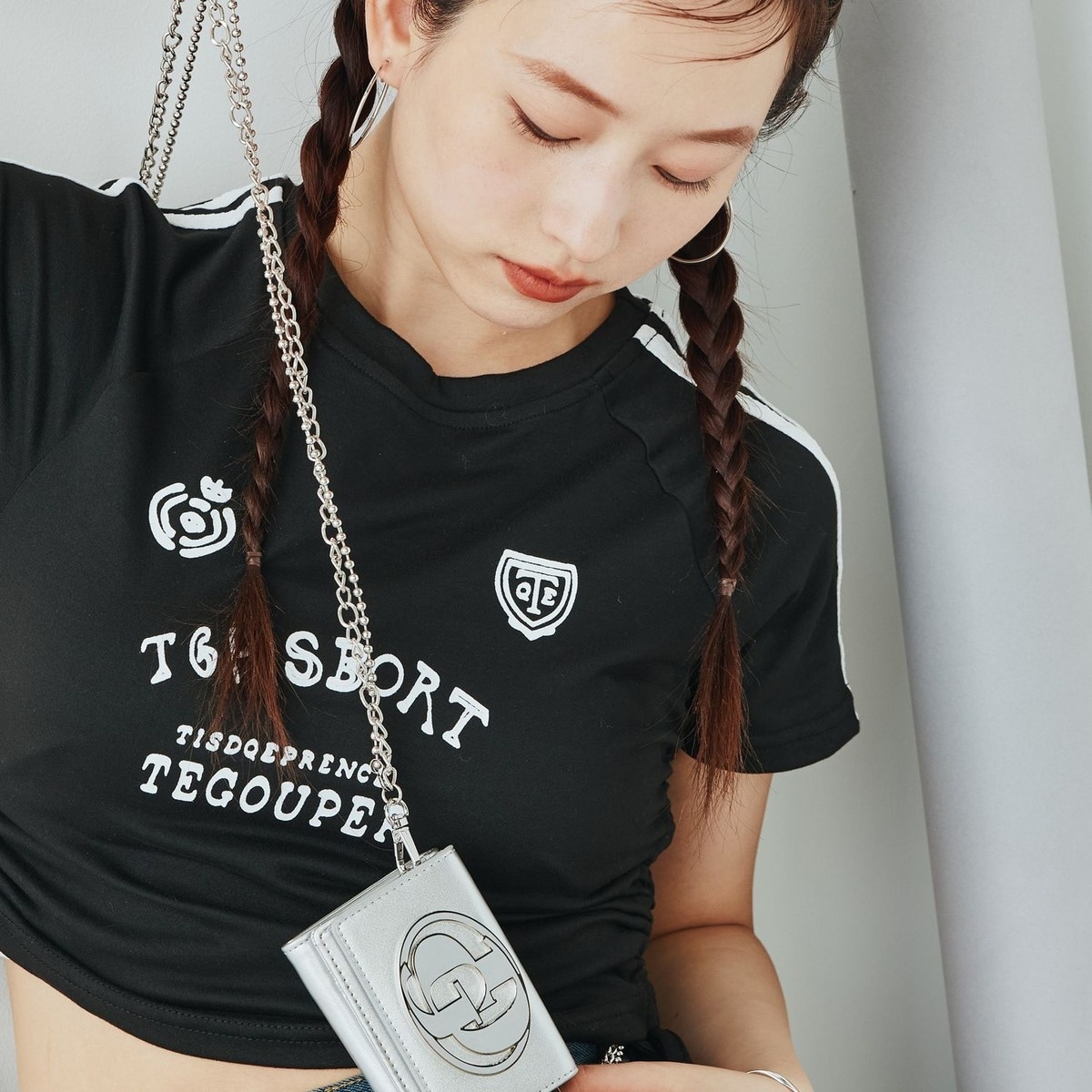WEB限定商品】GYDA(ジェイダ)メタルプレートチェーンウォレット