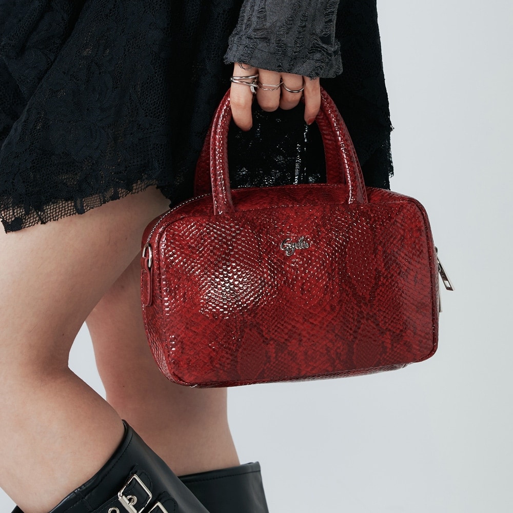 ジェイダ（GYDA）/GYDA (ジェイダ) PYTHON EMBOSS ミニボストンバッグ GY−B366 GYDA (ジェイダ) PYTHON EMBOSS ミニボストンバッグ GY-B366