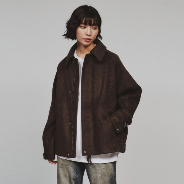 ウール混ショートブルゾン | ティーケー タケオキクチ（レディス）(tk