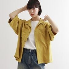 ティーケー タケオキクチ（レディス）(tk.TAKEO KIKUCHI)のヴィンテージライククロップドシャツ