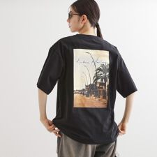 アンドリューマクリア バックプリントフォトTシャツ