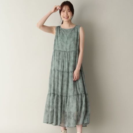 フローラルティアードワンピース ローラ アシュレイ Laura Ashley N ファッション通販 マルイウェブチャネル