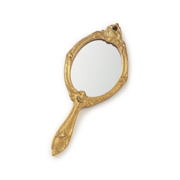 ローラアシュレイで購入 壁掛けミラー シャンパンゴールド 60cm×80cm