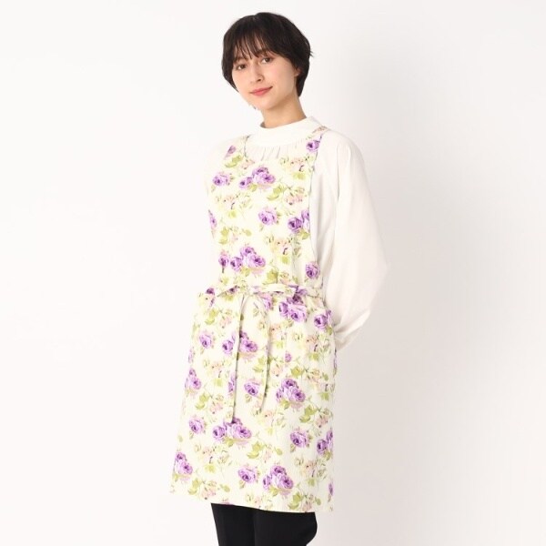 クチュール ローズ柄 エプロン | ローラ アシュレイ(LAURA ASHLEY