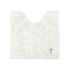 ローラ アシュレイ(LAURA ASHLEY)の【洗える乾きやすい滑り止め加工】ナネット柄 トイレマット