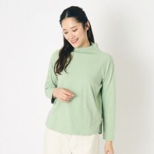【日本製】ラフィタートルネックコットンプルオーバー