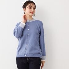 【WEB限定色！日本製ワンマイルウエア】 コットン コンパクトヤーン カーディガン