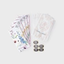 【WEB限定／お配りギフトにおすすめ！／ラッピング資材付き】アルフォードメドウ プリントタオルハンカチ 5