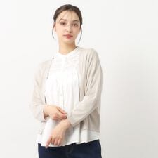 【接触冷感UVカット／洗える】トッパーカーディガン