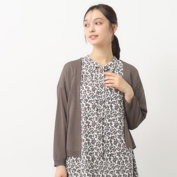 ローラ アシュレイ（LAURA ASHLEY）/【接触冷感UVカット／洗える】トッパーカーディガン 接触冷感UVカット／洗える】トッパーカーディガン | ローラ アシュレイ