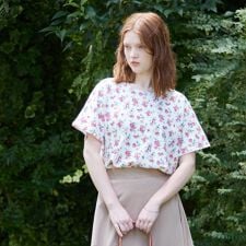 【接触冷感コットン100％】アルバティーン柄 Tシャツ