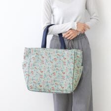 ロサ サンクタ柄 トラベル トートバッグ