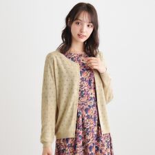 【人気デザイン！アイレット入り】カーディガン