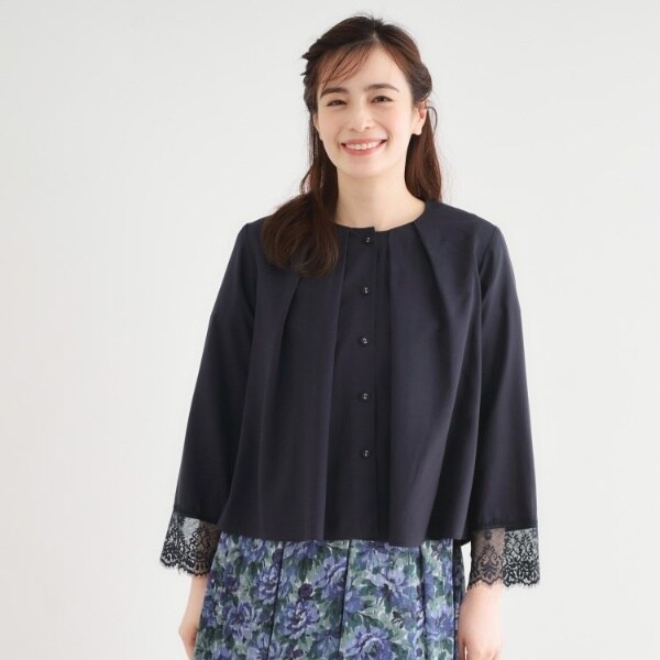 洗える／羽織に使える】セルロース フリルブラウス | ローラ