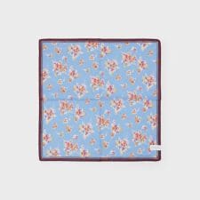 アディンガム ブルームス柄 プリントハンカチ