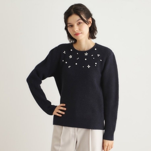 シーウール】透かし編み プルオーバーニット | ローラ アシュレイ