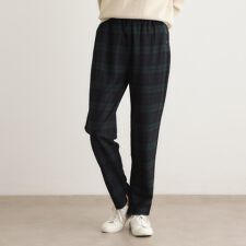 【日本製】カシミヤ混ストレッチパンツ