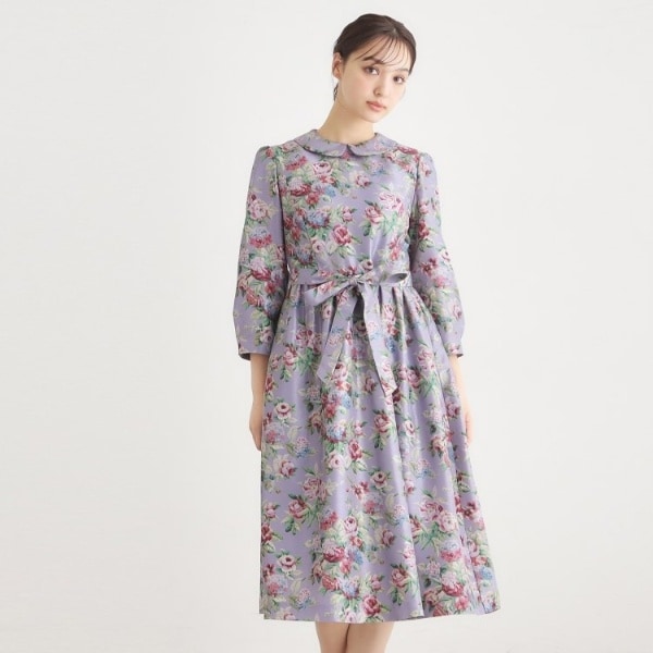 ローラ アシュレイ(LAURA ASHLEY) ワンピース (紫色・パープル系) の