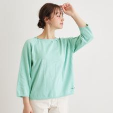 【人気デザイン！日本製／ロゴ刺繍入り／ワンマイルウエア】コットン プルオーバーニット