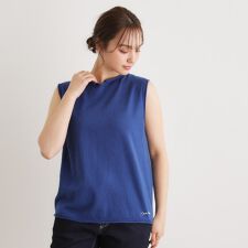 【人気デザイン！日本製／ロゴ刺繍入り／ワンマイルウエア】コットン ニットベスト