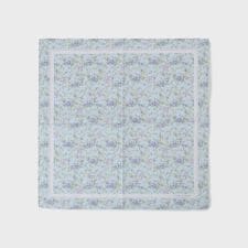 小リボン＆お花 プリントハンカチ