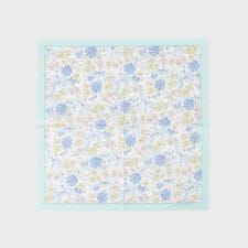 大リボン＆お花 プリントハンカチ