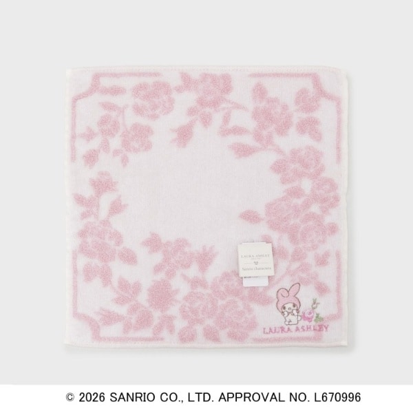 miminokoLAURA ASHLEY ローラアシュレイ Garrat タオルハンカチ マイメロディ バラ | ローラ アシュレイ(LAURA ASHLEY