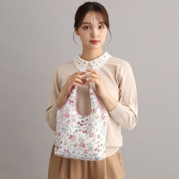 アーシャ柄 パッカブル トートバッグ S | ローラ アシュレイ(LAURA
