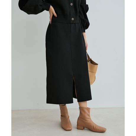 Web限定 高橋愛コラボ 前後で着れる スポンジニットタイトスカート セットアップ対応 ビザビ Vis A Vis Bpc ファッション通販 マルイウェブチャネル