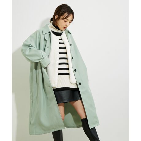 Web限定 着こなし自在 スタンドカラー ステンカラーコート ２way ビザビ Vis A Vis Bpo050 ファッション通販 マルイウェブチャネル
