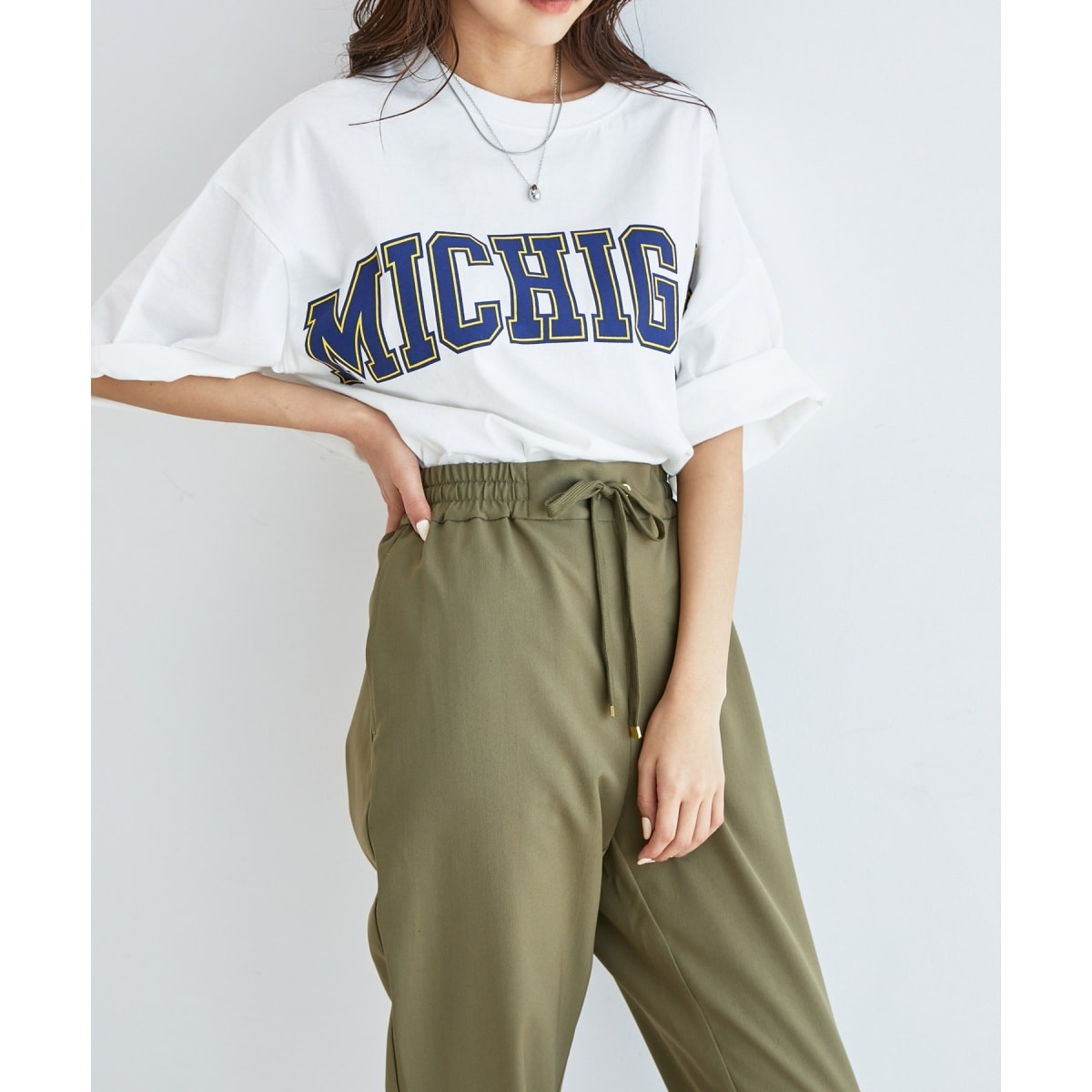 トーマスワイルド パンツ 足首リブ パンツ 