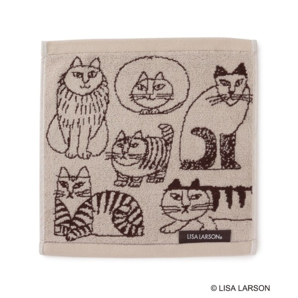◆LISA LARSON ミニタオル スケッチキャット