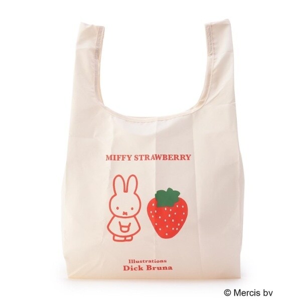 Dick Bruna miffyショッピングバッグポーチストロベリー | ワンズ