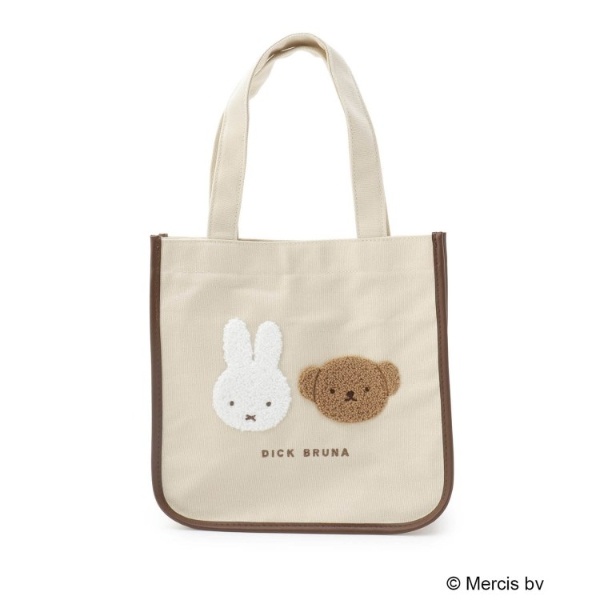 Dick Bruna miffy スクエアトートバッグ フェイスサガラ | ワンズ