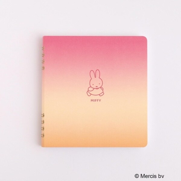 【保証書付】 リングノート miffy Bruna ◇Dick スクエア ワンズテラス(one | ノート・メモ帳