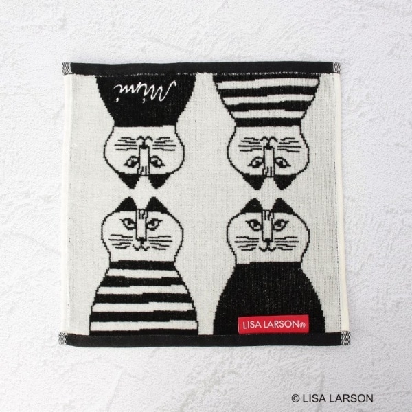 ◆LISA LARSON リサ・ラーソン ミニタオル モノクロミンミ