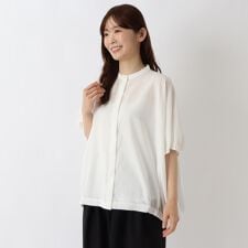 綿ドルマンスリーブ ワイドシャツ