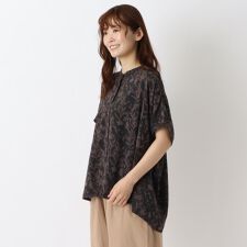 【ひんやり】接触冷感 ギャザーブラウス