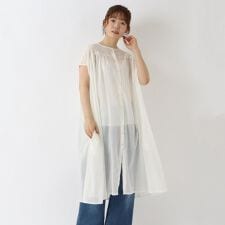 リゾート 刺繍ワンピース