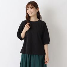 袖刺繍ブラウス