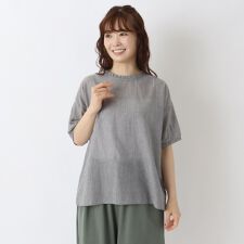 フリル衿先染めブラウス