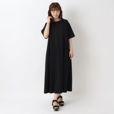 接触冷感 フレアワンピース