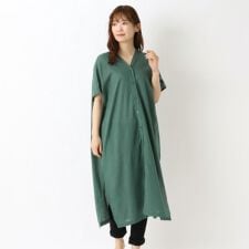 ◆Vネック羽織ワンピース