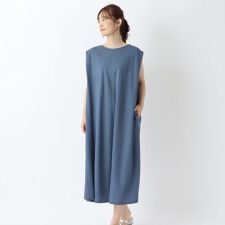 接触冷感 ノースリーブワンピース