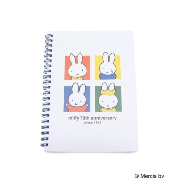 ワンズテラス リングノート・スクエア ミッフィー ◇Dick Bruna miffy リングノート スクエア（ミッフィー） | one