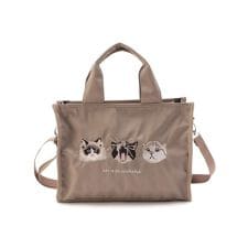 JOUET ジョエット アニマル刺繍 2WAYトート