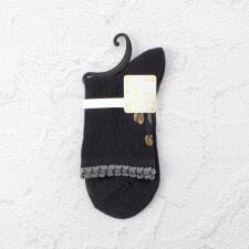 ◆あなたに優しい メッシュ花 クォーターソックス