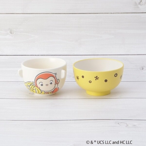 おさるのジョージ 汁椀茶碗セットミニ | ワンズテラス(one'sterrace