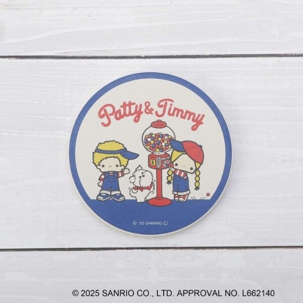 ◇サンリオキャラクターズ 吸水コースター パティ＆ジミー | ワンズ